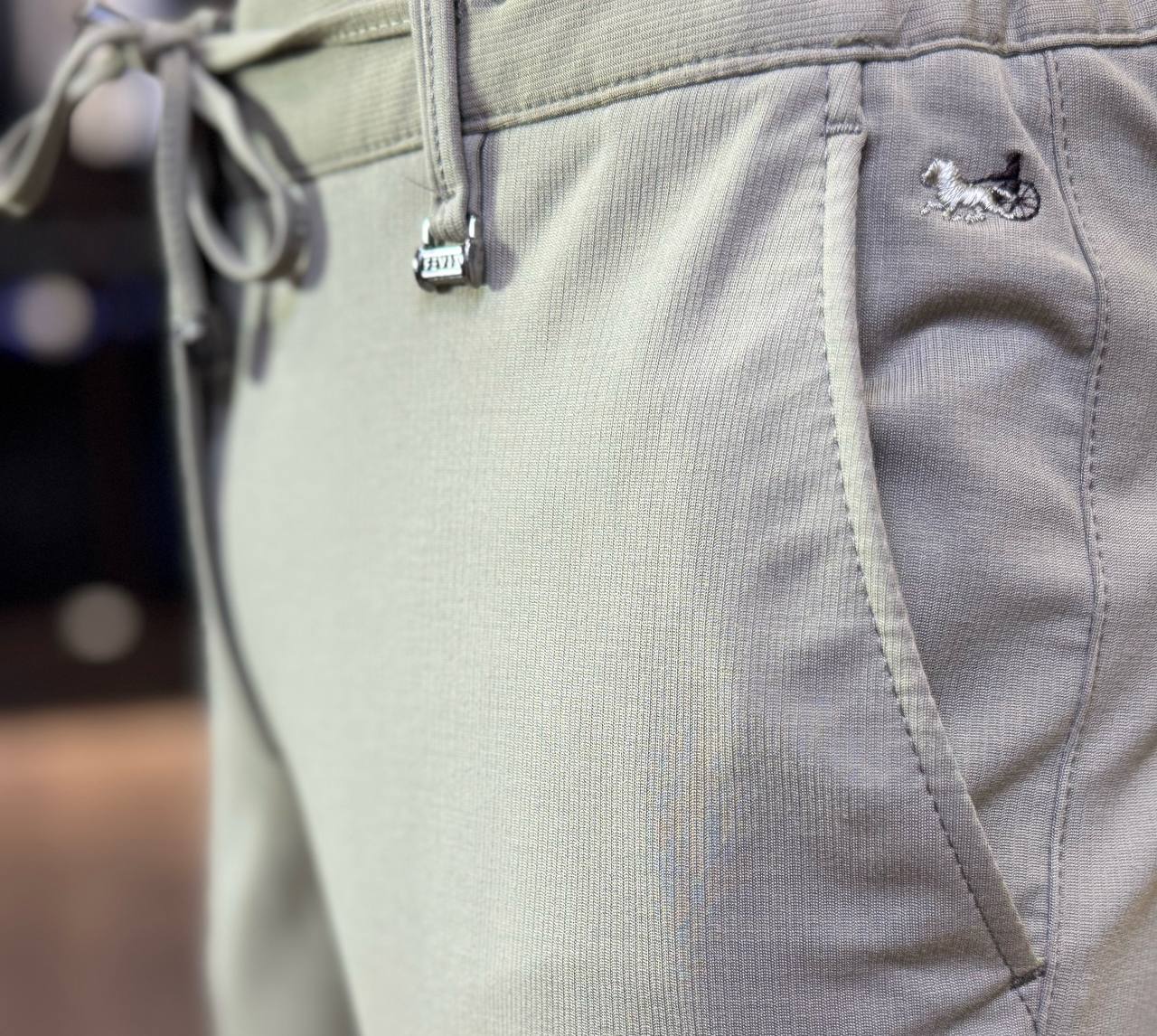 Брюки slim fit меланж 772