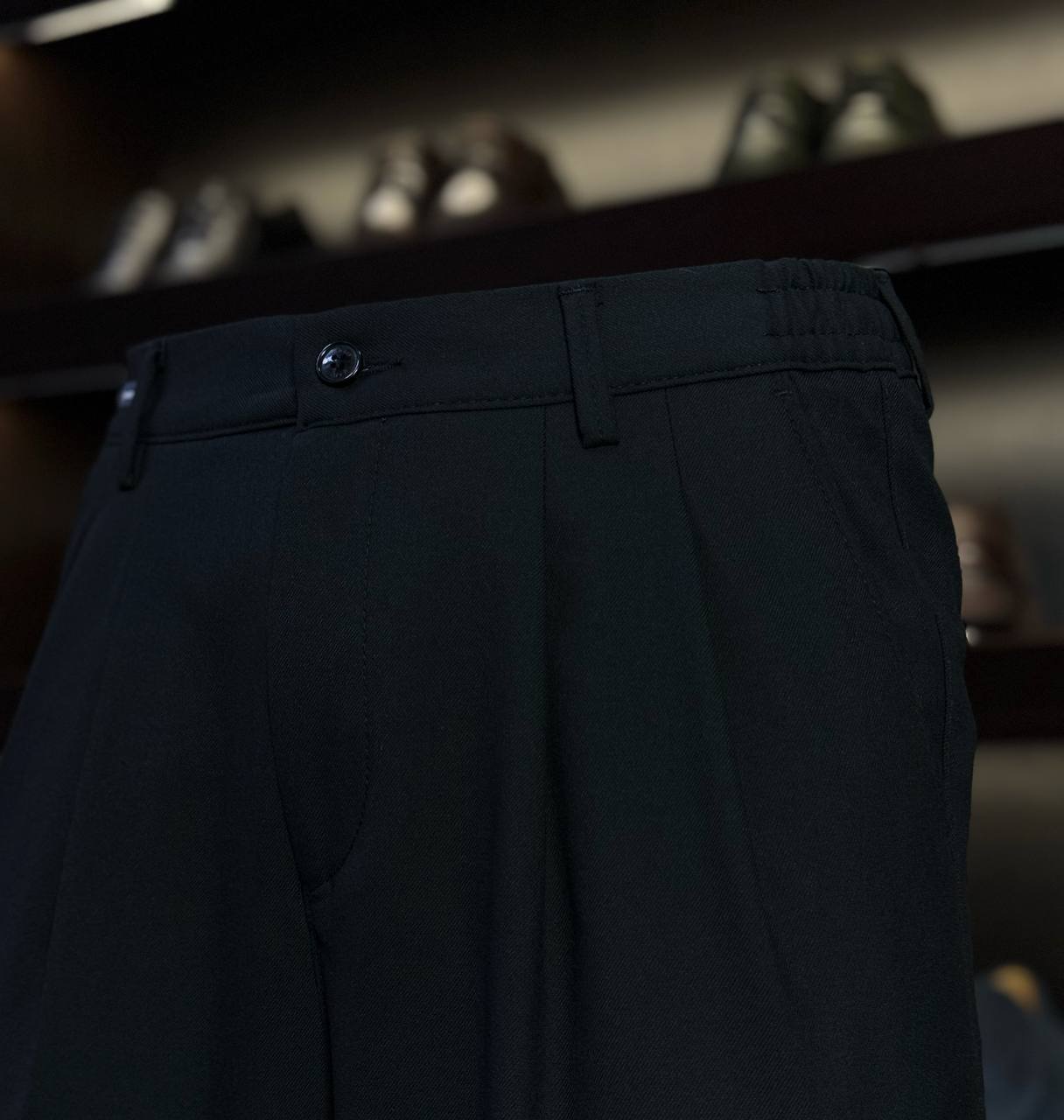 Брюки с защипами regular fit758