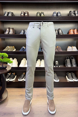 Брюки slim fit меланж 772