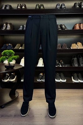 Брюки с защипами regular fit758